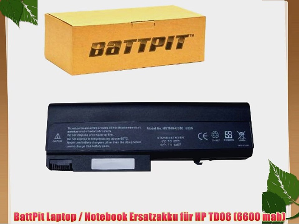 BattPit Laptop / Notebook Ersatzakku f?r HP TD06 (6600 mah)