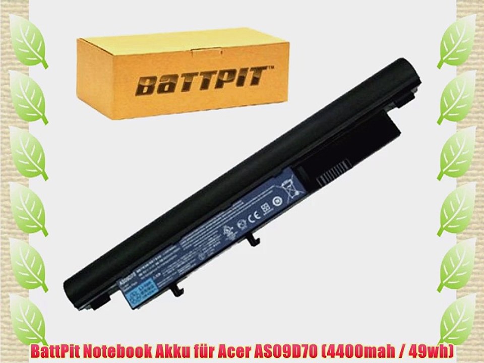 BattPit Notebook Akku f?r Acer AS09D70 (4400mah / 49wh)