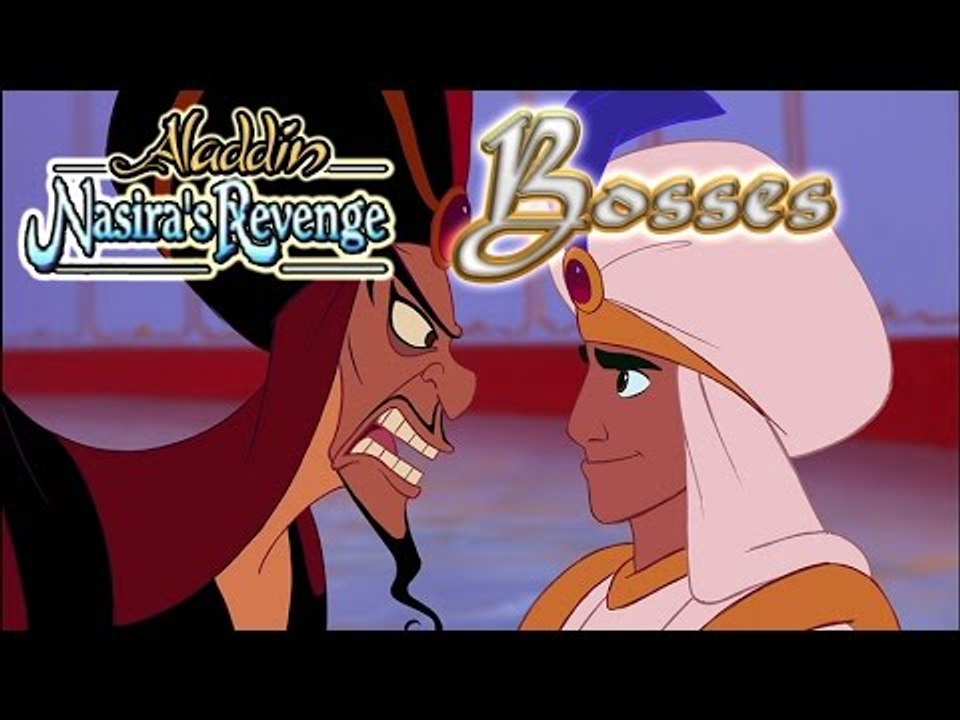 Aladdin Nasira's Revenge All Bosses | Boss Battles (PS1)