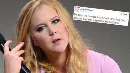 Amy Schumer expresa su tristeza sobre el tiroteo durante "Trainwreck" en Luisiana