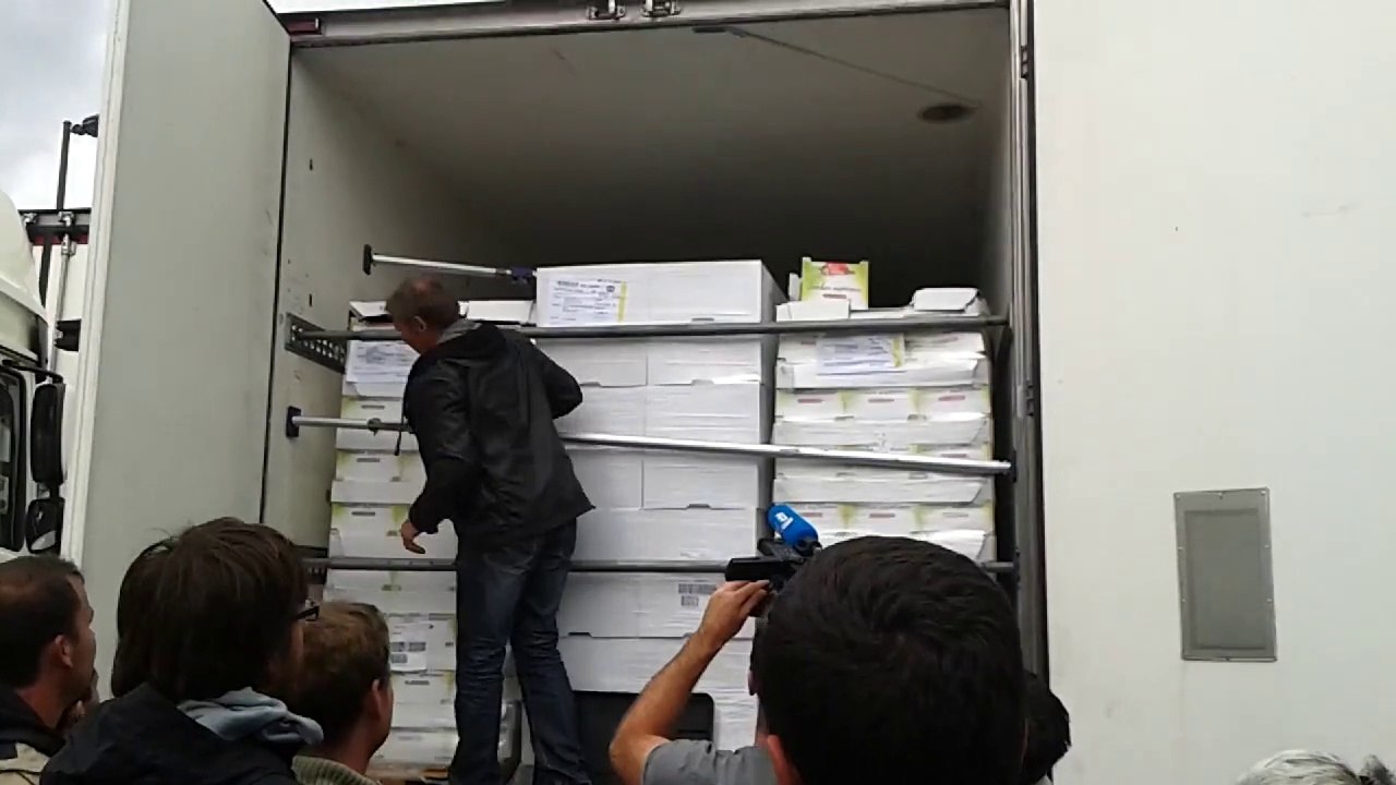 Crise agricole : les éleveurs du Bas-Rhin bloquent l'accès des camions étrangers à la France