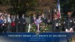 President Obama Lays Wreath at Arlington National Cemetery