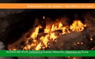 Cae Meteorito en Rusia Impresionante Lluvia de Meteoritos 15/02/2013