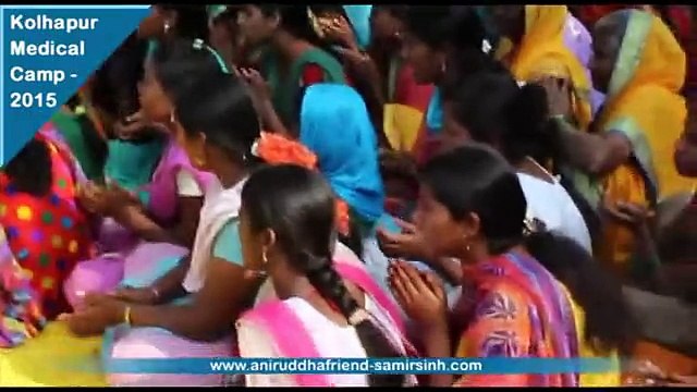 Aniruddha Bapu - Kolhapur medical & Health camp 2015 Day -1 Gajar 1