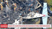 Japon: le crash d'un avion de tourisme dans une zone résidentielle fait 3 morts.