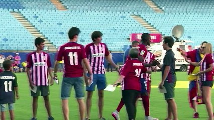 Jackson Martinez présenté aux supporteurs de l'Atletico Madrid