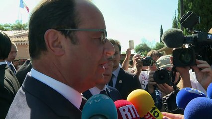 Hollande sur les agriculteurs: "Nous sommes à leurs côtés"