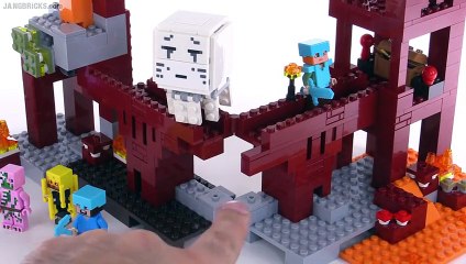 LEGO Minecraft The Nether Fortress reviewed! set 21122