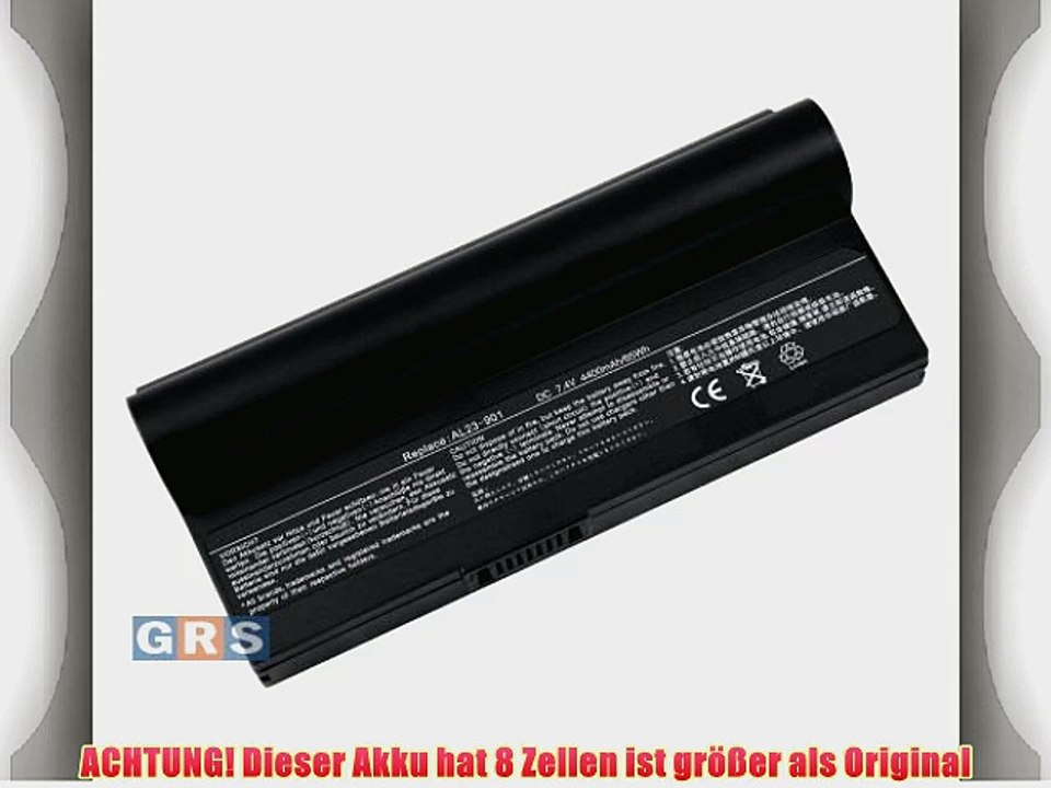 Original GRS Notebook Akku AL23-901 mit 8800mAh ersetzt: Asus Eee PC 901 PC 1000 PC 1000H PC