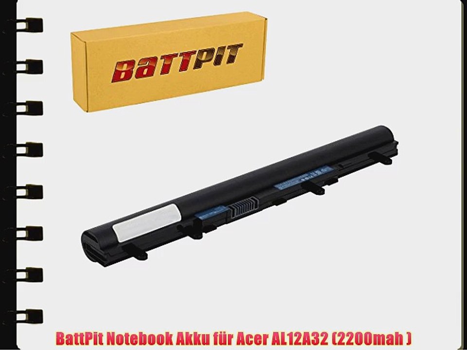 BattPit Notebook Akku f?r Acer AL12A32 (2200mah )