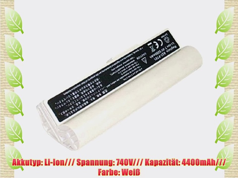 Li-Ion 740V 4400mAh Akku f?r Asus Eee PC 701 Asus Eee PC 2G Asus Eee PC 2G Surf Asus Eee PC