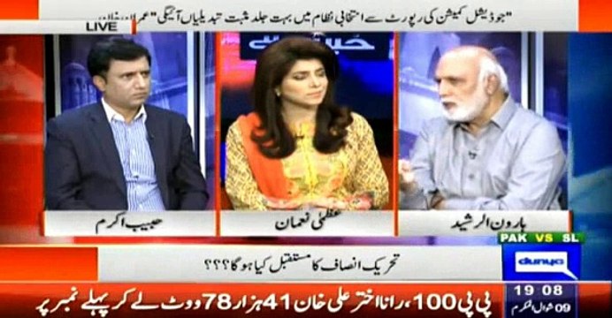 MQM, Establishment and a Property Tycoon's agents are in PTI- Haroon Rasheed