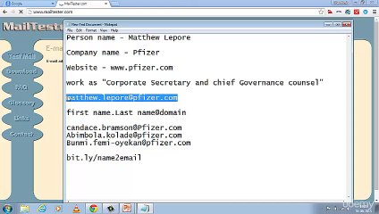 Find Email Address Magic tricks MailTester