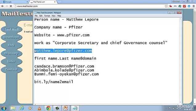 Find Email Address Magic tricks MailTester