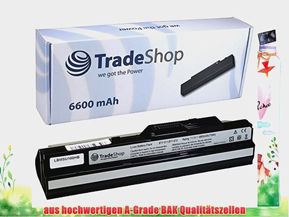 Hochleistungs Notebook Laptop Akku 6600mAh f?r Medion MD-96727 MD-96888 MD-96891 MD-96909 MD-96910