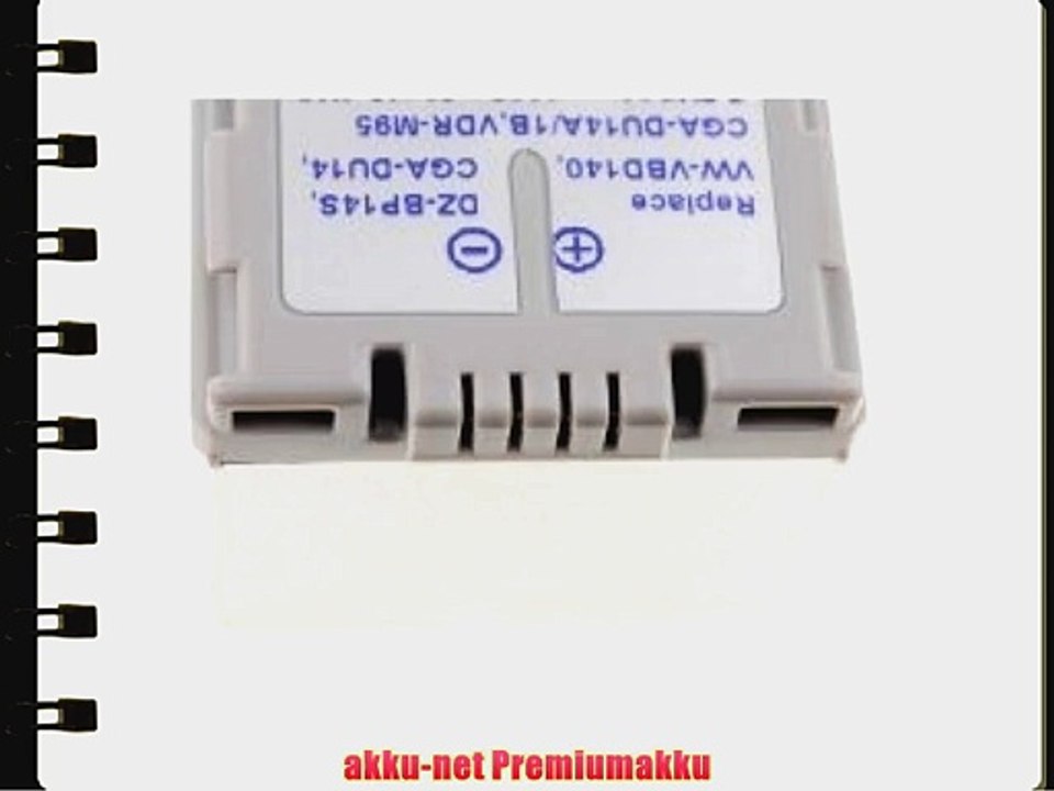 Akku f?r Panasonic Typ CGA-DU12 72V Li-Ion
