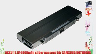AKKU 11.1V 6600mAh silber passend f?r SAMSUNG NOTEBOOK LAPTOP X15 Plus X20-Serie etc. ersetzt