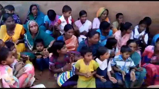 Aniruddha Bapu - Kolhapur medical & Health camp 2015 Day 1 - Villagers performing gajar 14