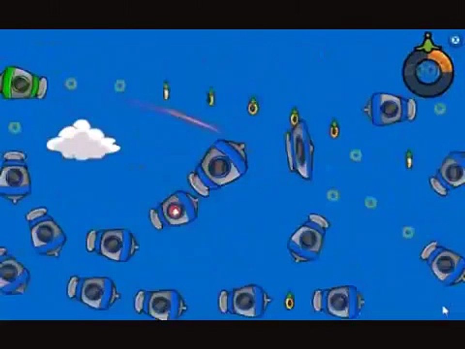 Puffle launch-blue sky- level 6 perfect score