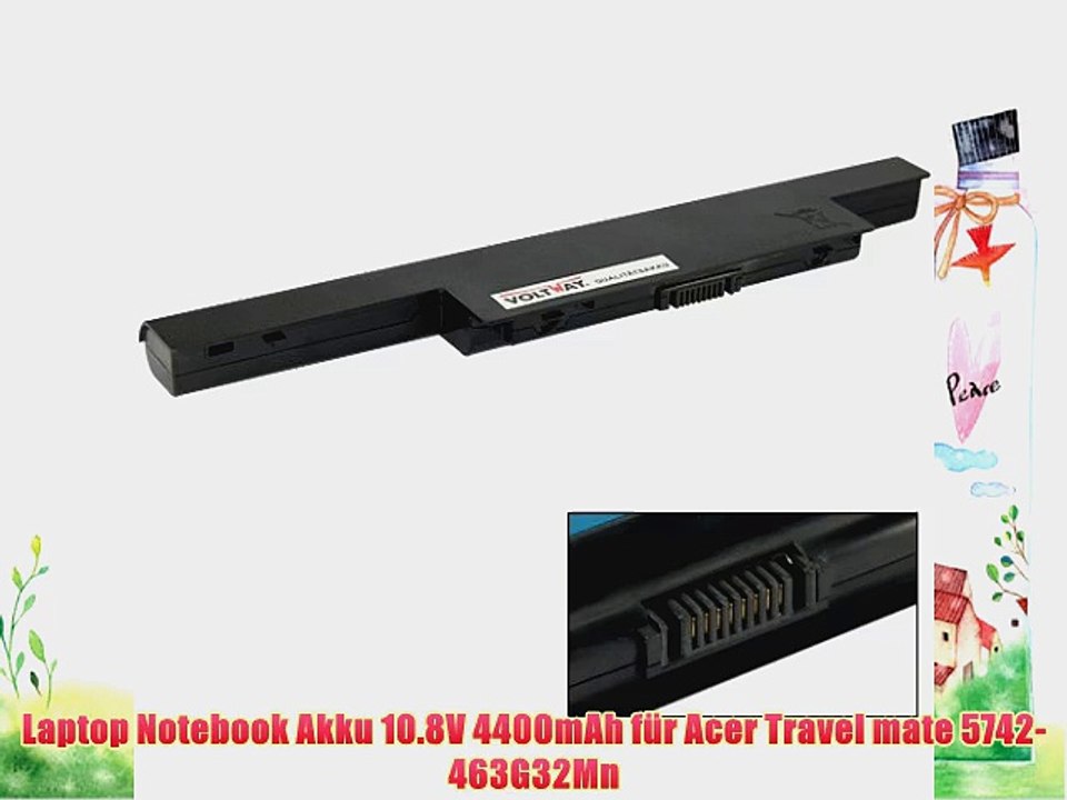 Laptop Notebook Akku 10.8V 4400mAh f?r Acer Travel mate 5742-463G32Mn