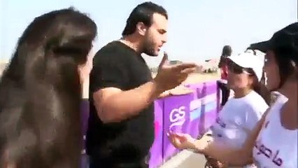 Man Beats his Wife at Beirut Women Marathon