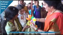 Kolhapur Medical Camp 2015 - Day 1 - Param Pujya Nandai Distributing Toys To Children - 3