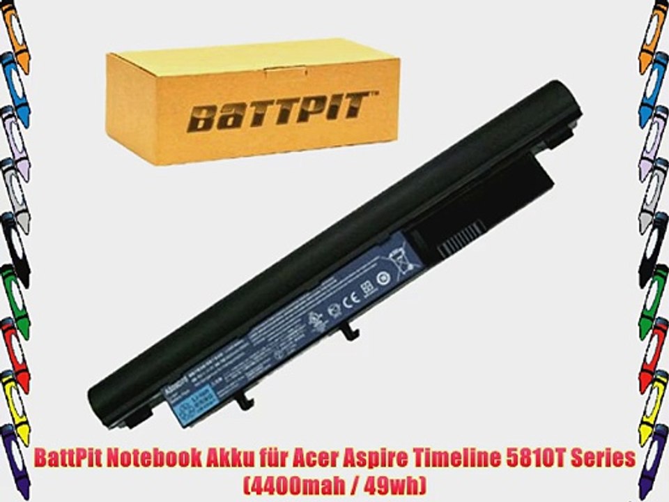 BattPit Notebook Akku f?r Acer Aspire Timeline 5810T Series (4400mah / 49wh)