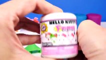 NEW Play Doh Hello Kitty Fash'ems Series 2 Surprise Eggs - Opening Playdough Toy Egg Surprises