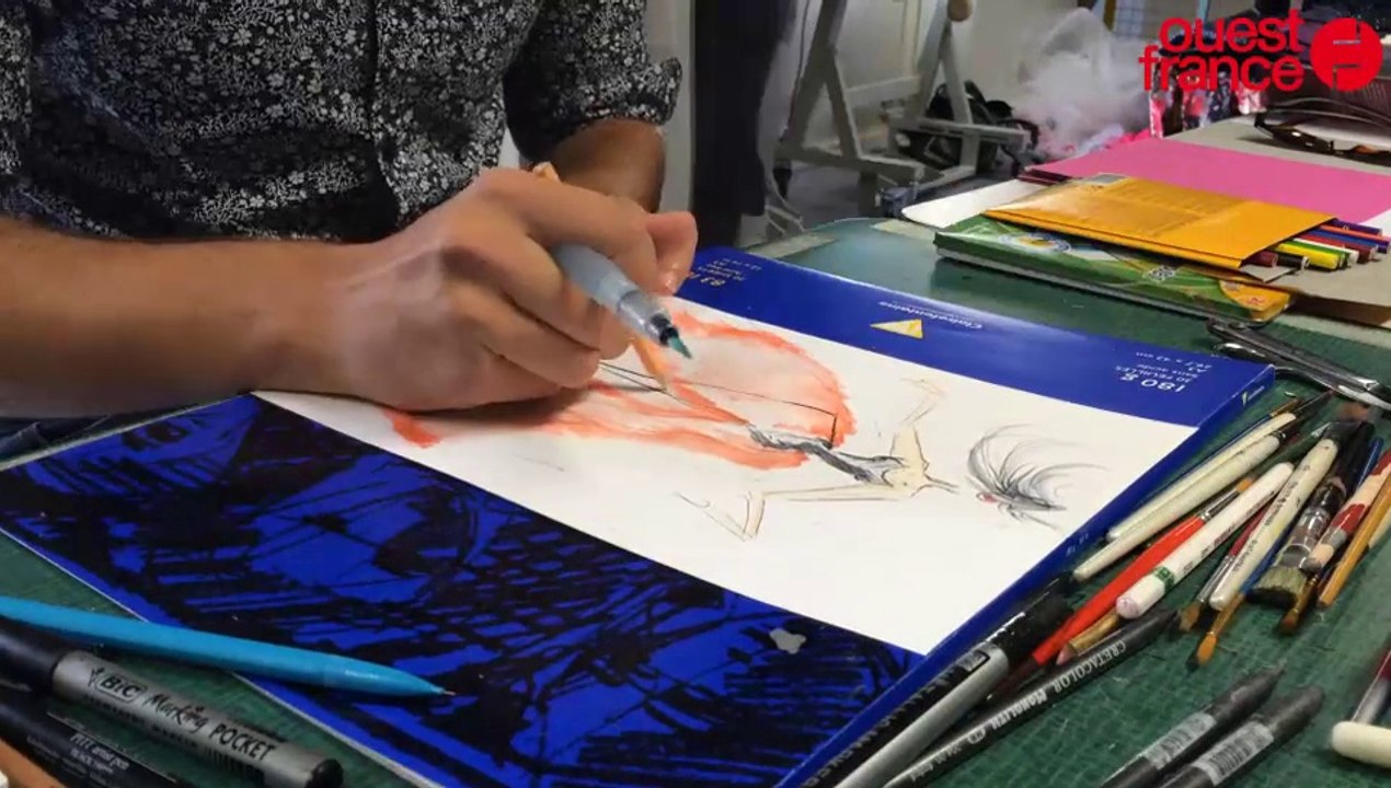 La naissance d'une robe par Valentin Vannier