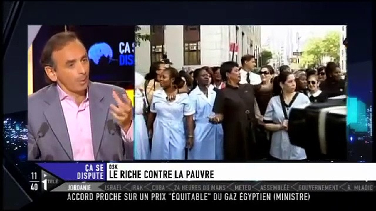Zemmour vs Domenach - DSK : le riche contre la pauvre - 11/06/11 - 1/3