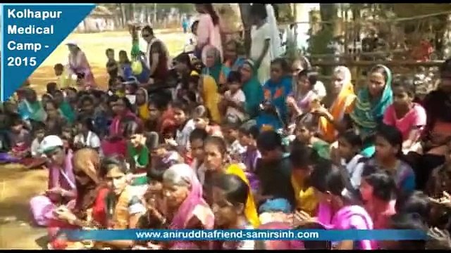 Aniruddha Bapu - Kolhapur medical & Health camp 2015 Day 1 - Villagers performing gajar 16