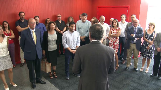 Visita del conseller Marzà al primer módulo de la Facultad de Ciencias de la Salud de la UJI