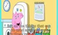 with subtitle - Recycling Peppa Pig Cartoon with subtitle - Recycling Peppa Pig Cartoon