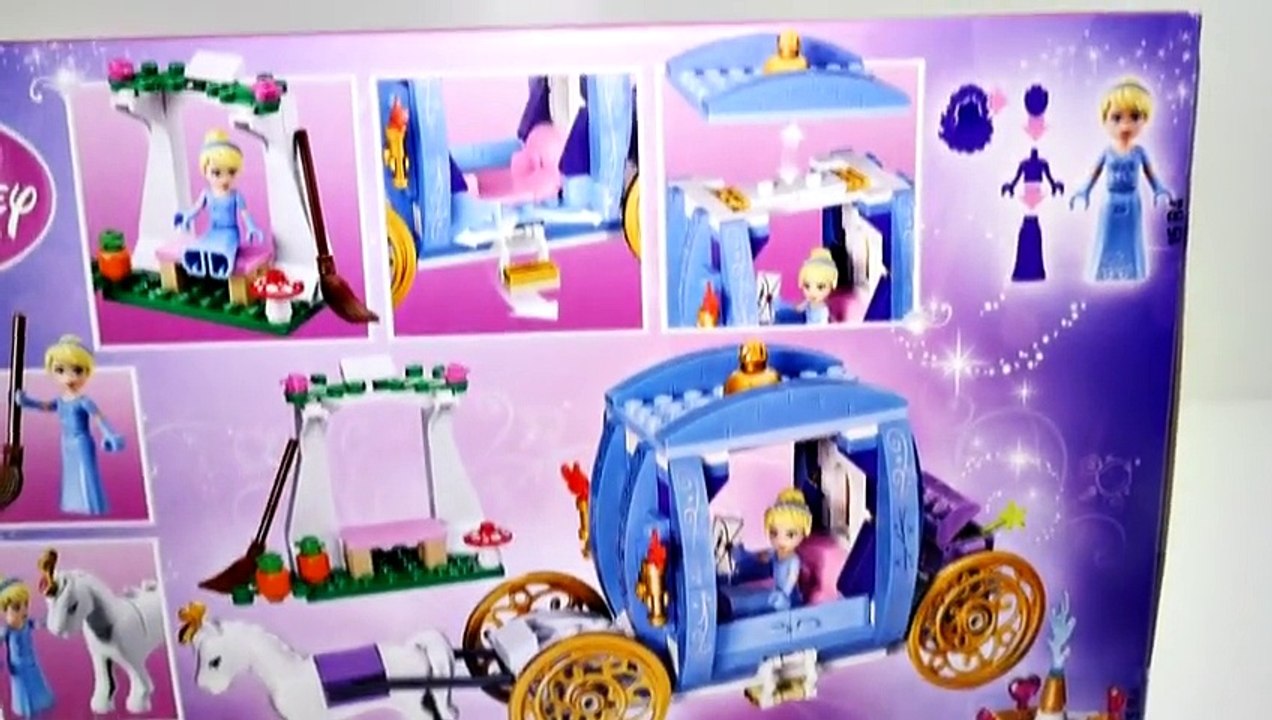 LEGO Cinderella Dream Carriage Disney Princess Fairy Tale 274 Building Blocks DCTC Toy Review
