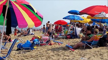 Rehoboth Beach, Delaware - One Entire Day on the Beach, USA - July 2012