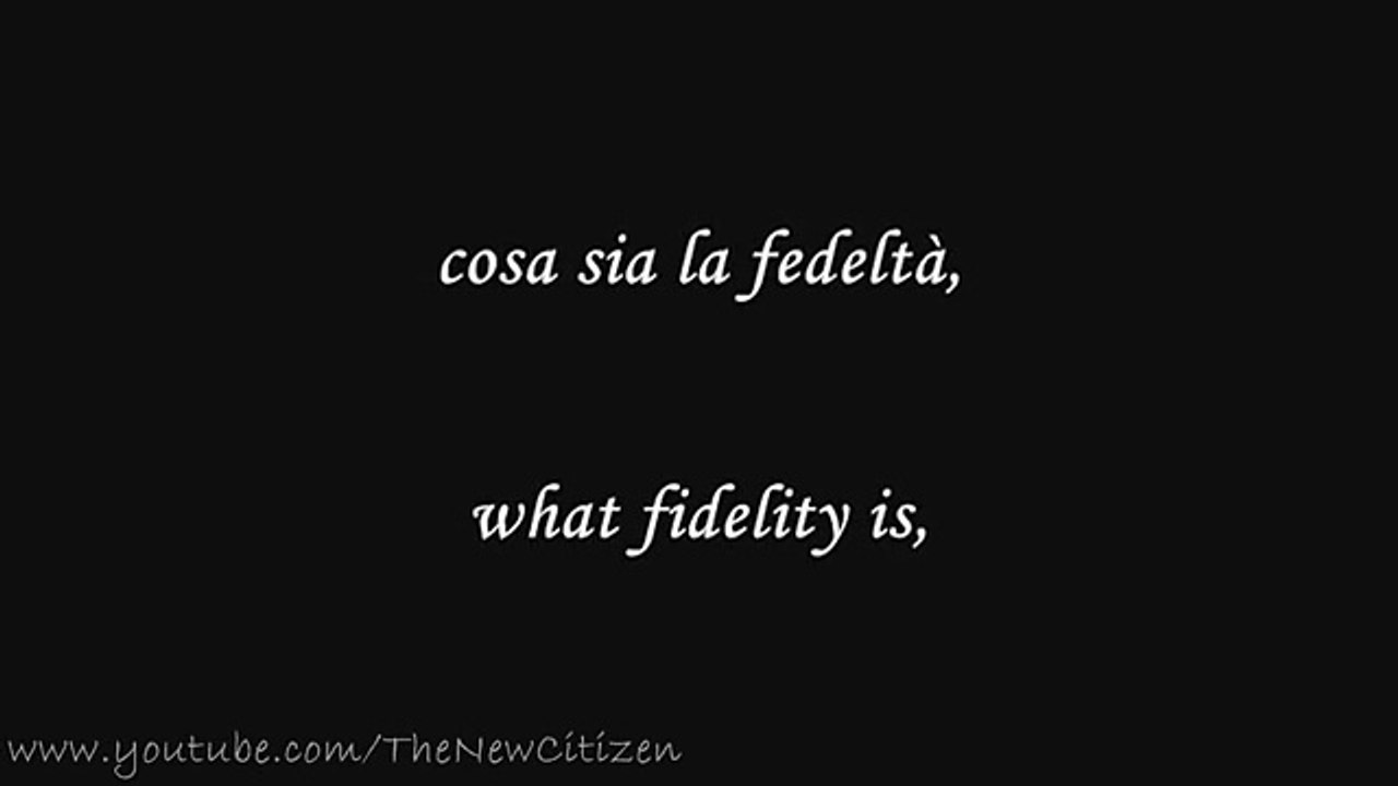 Andrea Bocelli - Il Mare Calmo Della Sera (English lyrics translation)