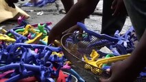 المواد المشتعلة البلاستيكية تهدد صحة الكاميرونيين