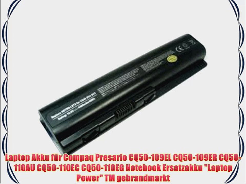 Laptop Akku f?r Compaq Presario CQ50-109EL CQ50-109ER CQ50-110AU CQ50-110EC CQ50-110EG Notebook