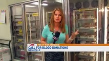 Nashville Red Cross Faces Shortage in Blood Donations