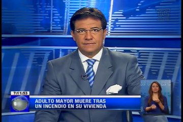 Adulto mayor muere tras un incendio en su vivienda