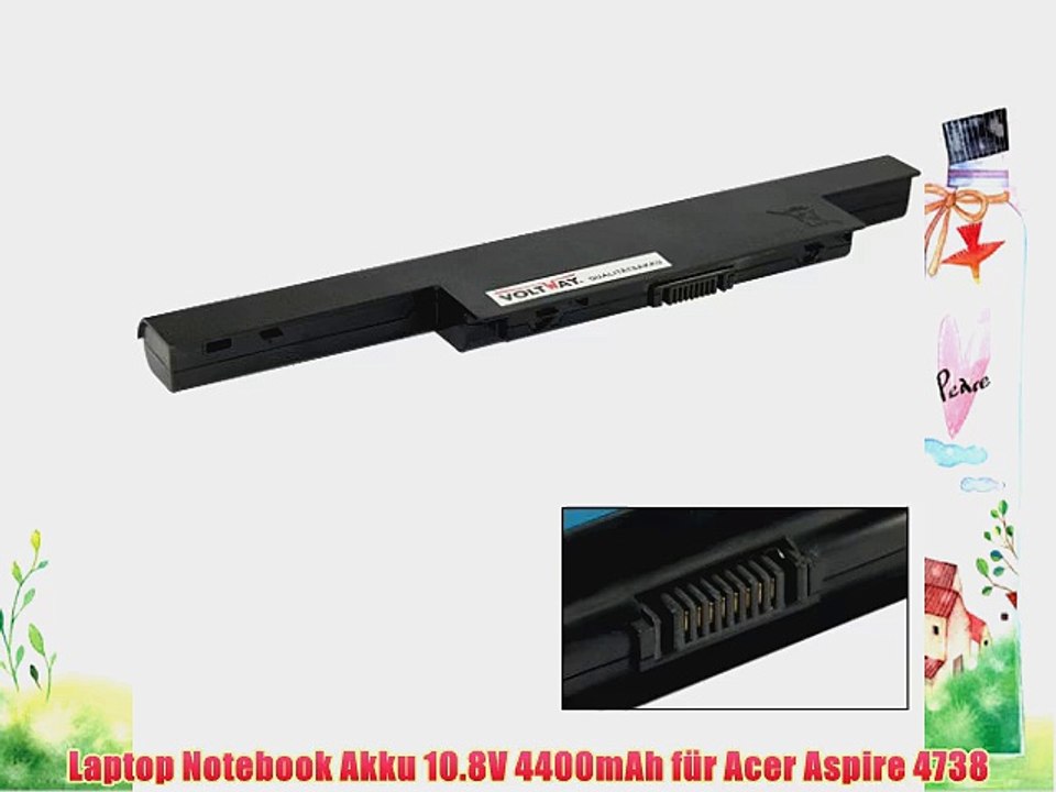 Laptop Notebook Akku 10.8V 4400mAh f?r Acer Aspire 4738
