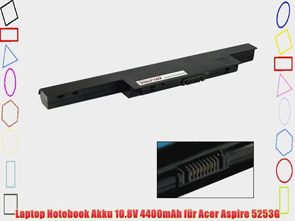 Laptop Notebook Akku 10.8V 4400mAh f?r Acer Aspire 5253G
