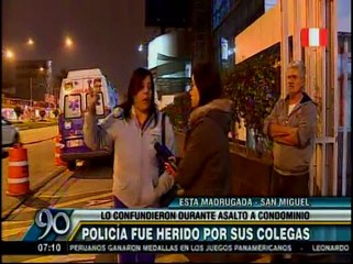 San Miguel: Policía confundió a colega con delincuente y le dispara en la cabeza