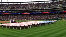 Star Spangled Banner at ALDS Game 1 Detroit vs. Oakland