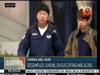 Desempleo juvenil en Corea del Sur alcanza cifra récord, son 410 mil