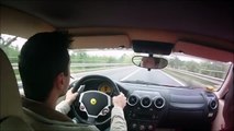 Joven A Bordo De Un Ferrari F430 Se llevó El Susto De Su Vida