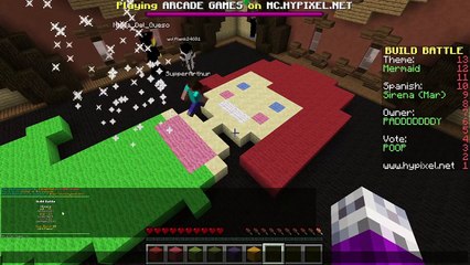 Build Battle - La sirenita, Super Moto Y Fantasmito asesino! | Vegetta777