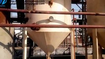 Running machine of waste tire recycling pyrolysis plant