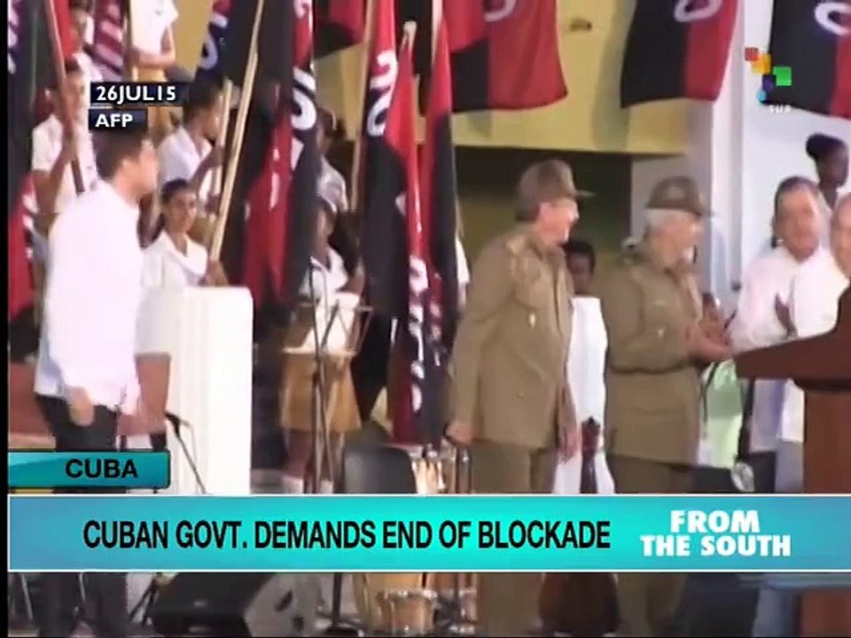 Cuba Calls for Lifting the Blockade, Return of Guantanamo Naval Base