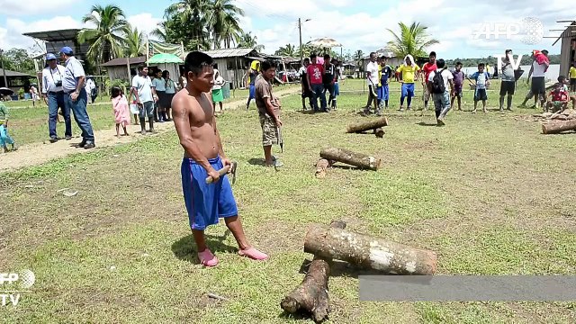 Colombian indigenous people turn tradition into competition